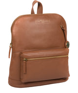 'Kinsely' Tan Leather Backpack image 5