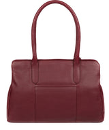 'Darby' Deep Red Leather Handbag image 3