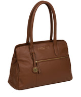 'Darby' Tan Leather Handbag