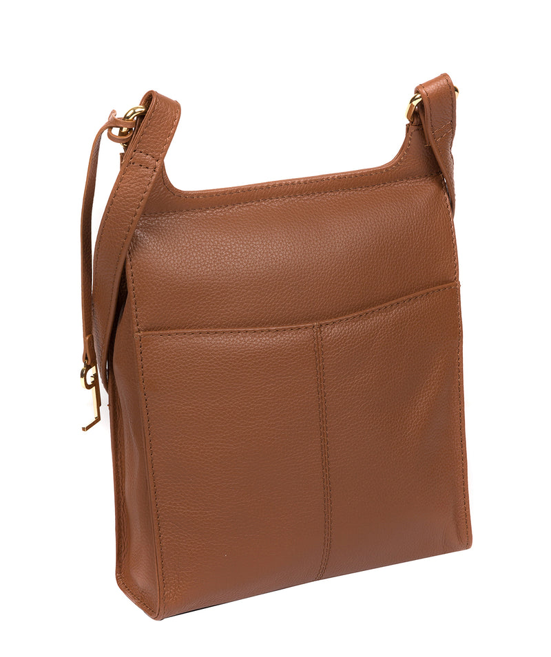 'Kempston' Tan Leather Cross Body Bag