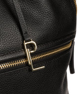 'Selsey' Black Leather Tote Bag image 6