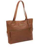 'Selsey' Tan Leather Tote Bag Pure Luxuries London