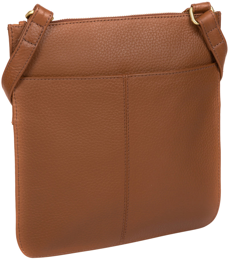 'Bibury' Tan Leather Cross Body Bag image 3