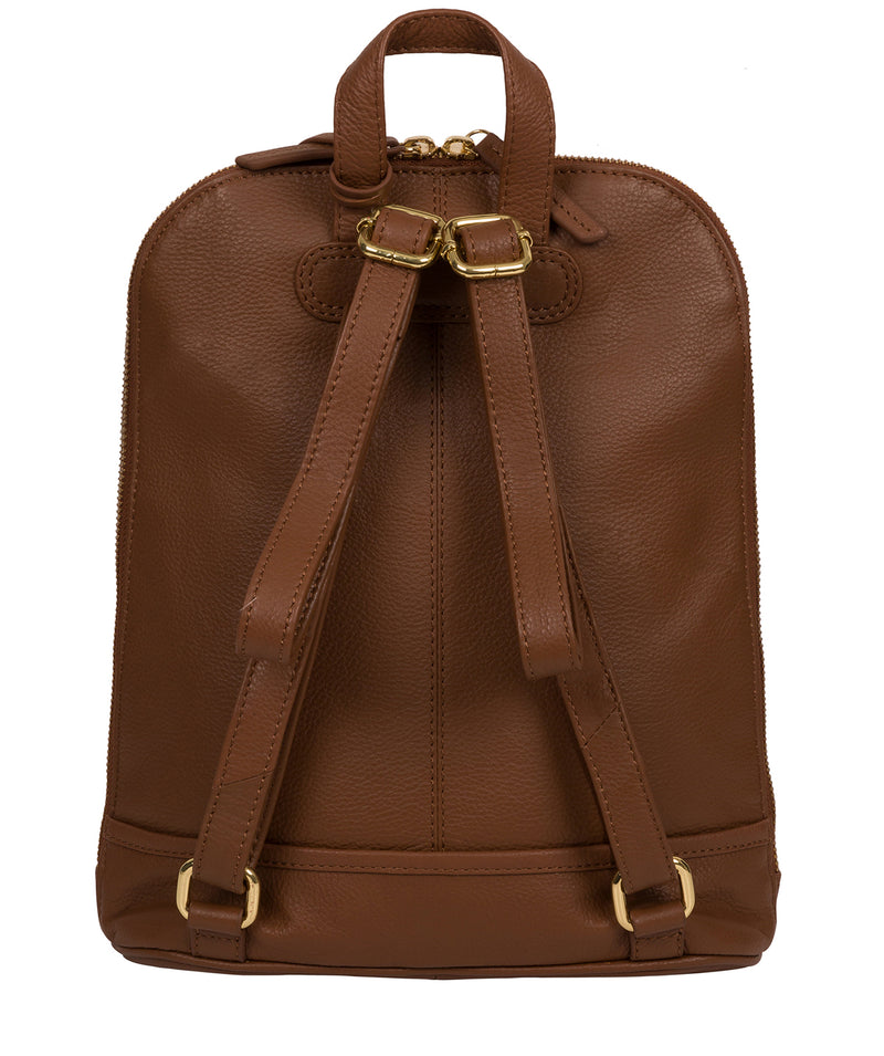 'Elland' Tan Leather Backpack