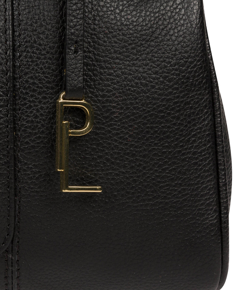'Leiston' Black Leather Handbag image 7