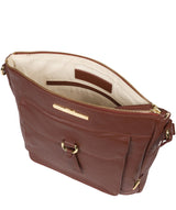 'Holbroke' Chestnut Leather Shoulder Bag