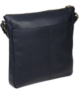 'Holbroke' Navy Leather Shoulder Bag