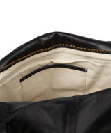 'Loxford' Vintage Black Leather Tote Bag