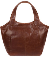 'Loxford' Vintage Cognac Leather Tote Bag image 3