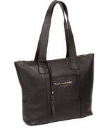 'Dem' Black Leather Handbag image 5