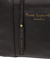 'Dem' Black Leather Handbag image 6