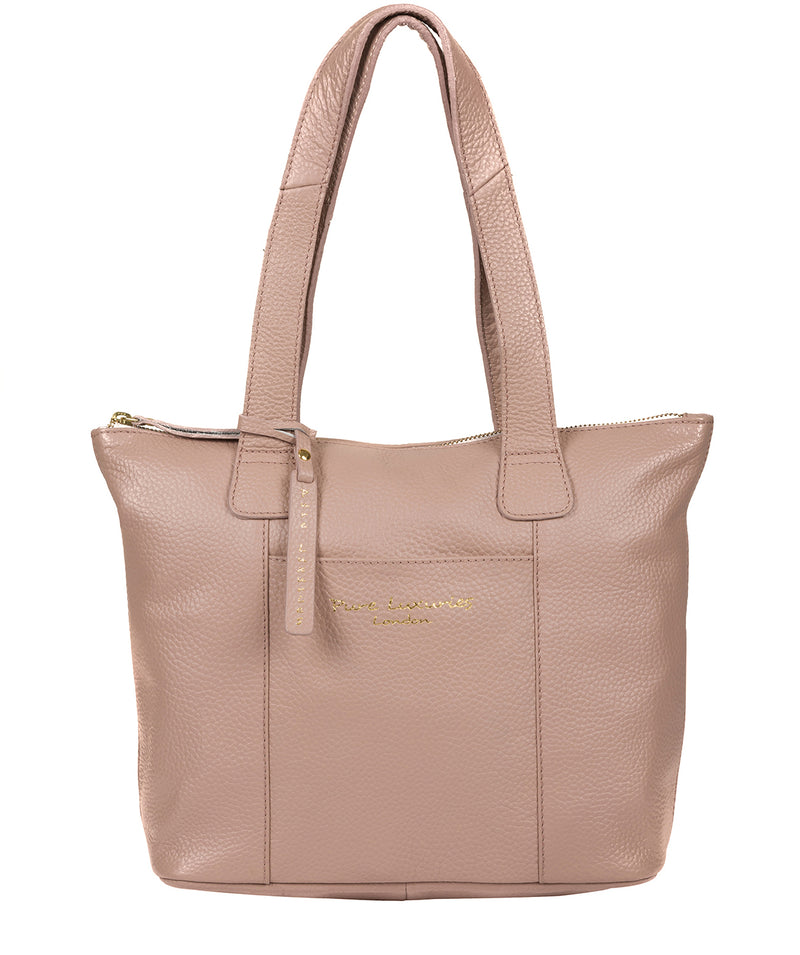 'Dem' Blush Pink Leather Handbag image 1
