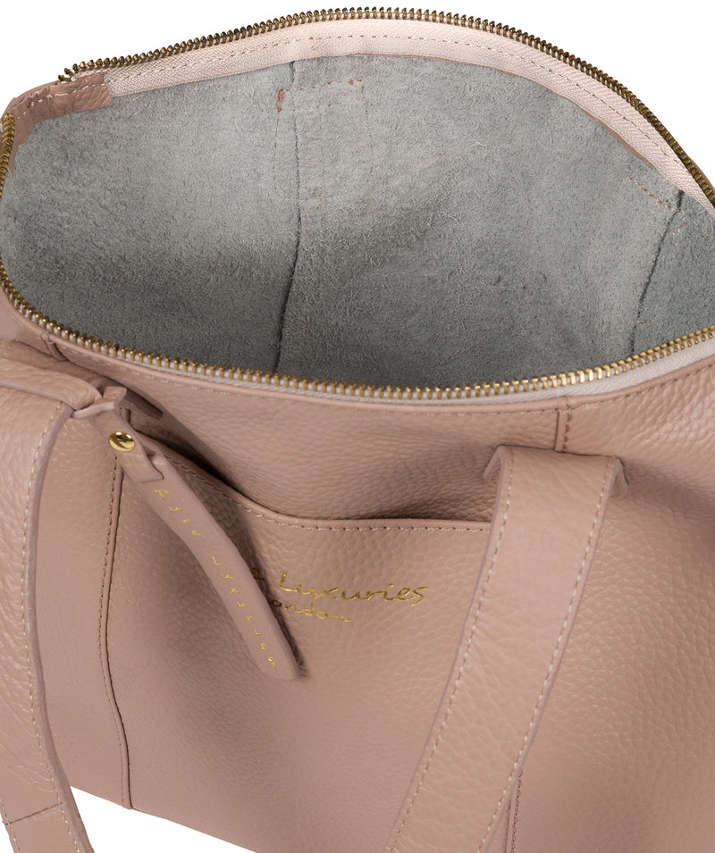 'Dem' Blush Pink Leather Handbag image 4