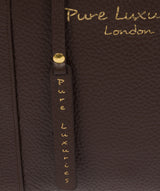 'Dem' Chocolate Leather Handbag image 6