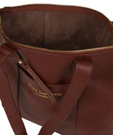 'Dem' Cognac Leather Handbag image 4