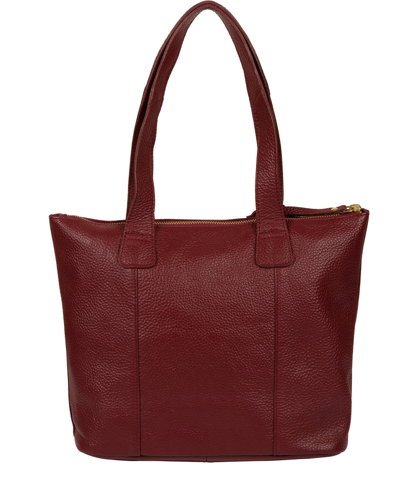 'Dem' Red Leather Handbag image 3