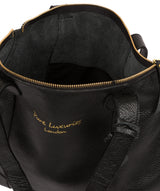 'Sachi' Black Leather Tote Bag  image 4