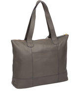 'Sachi' Grey Leather Tote Bag  image 3