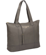 'Sachi' Grey Leather Tote Bag  image 5
