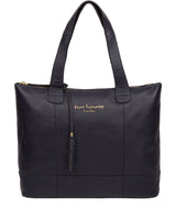 'Sachi' Ink Leather Tote Bag Pure Luxuries London