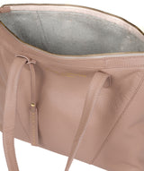 'Kelly' Blush Pink Leather Tote Bag image 4