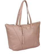 'Kelly' Blush Pink Leather Tote Bag image 5