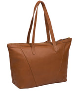 'Kelly' Tan Leather Tote Bag image 3