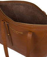 'Kelly' Tan Leather Tote Bag image 4