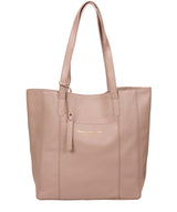 'Keisha' Blush Pink Leather Tote Bag image 1