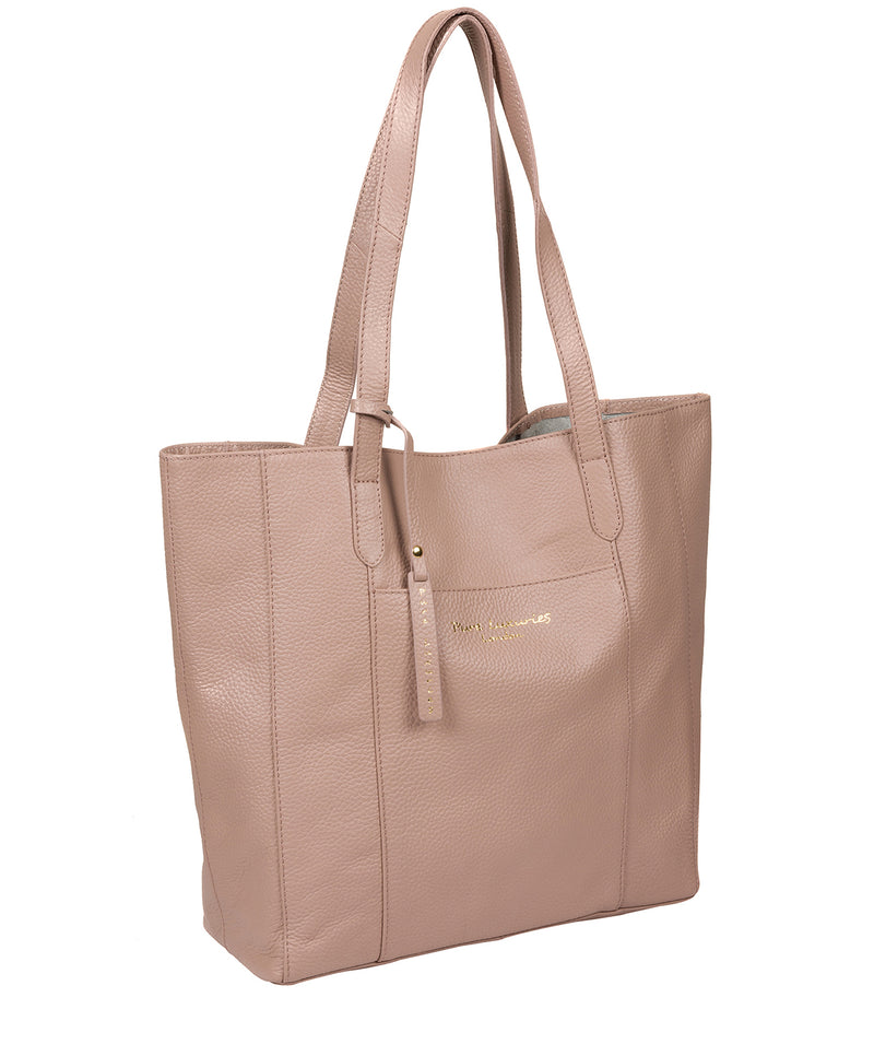 'Keisha' Blush Pink Leather Tote Bag image 5