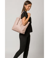 'Keisha' Blush Pink Leather Tote Bag image 2
