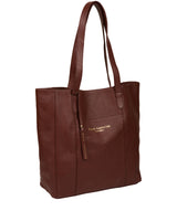 'Keisha' Cognac Leather Tote Bag Pure Luxuries London