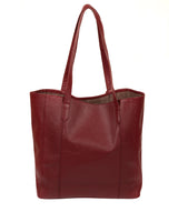 'Keisha' Red Leather Tote Bag image 3