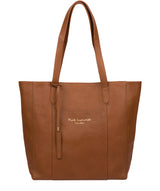 'Keisha' Tan Leather Tote Bag image 1
