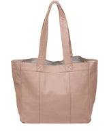 'Melissa' Blush Pink Leather Tote Bag image 3