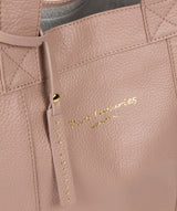 'Melissa' Blush Pink Leather Tote Bag image 6