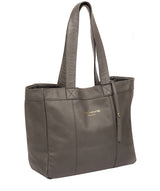 'Melissa' Grey Leather Tote Bag  image 5