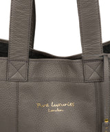 'Melissa' Grey Leather Tote Bag  image 6