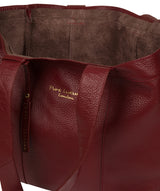 'Melissa' Red Leather Tote Bag image 4