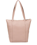 'Elsa' Blush Pink Leather Tote Bag image 3