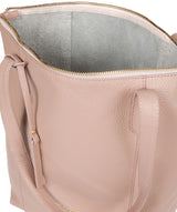 'Elsa' Blush Pink Leather Tote Bag image 4