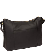 'Frinton' Black & Gold Leather Shoulder Bag image 3