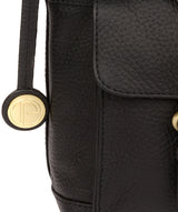 'Frinton' Black & Gold Leather Shoulder Bag image 6