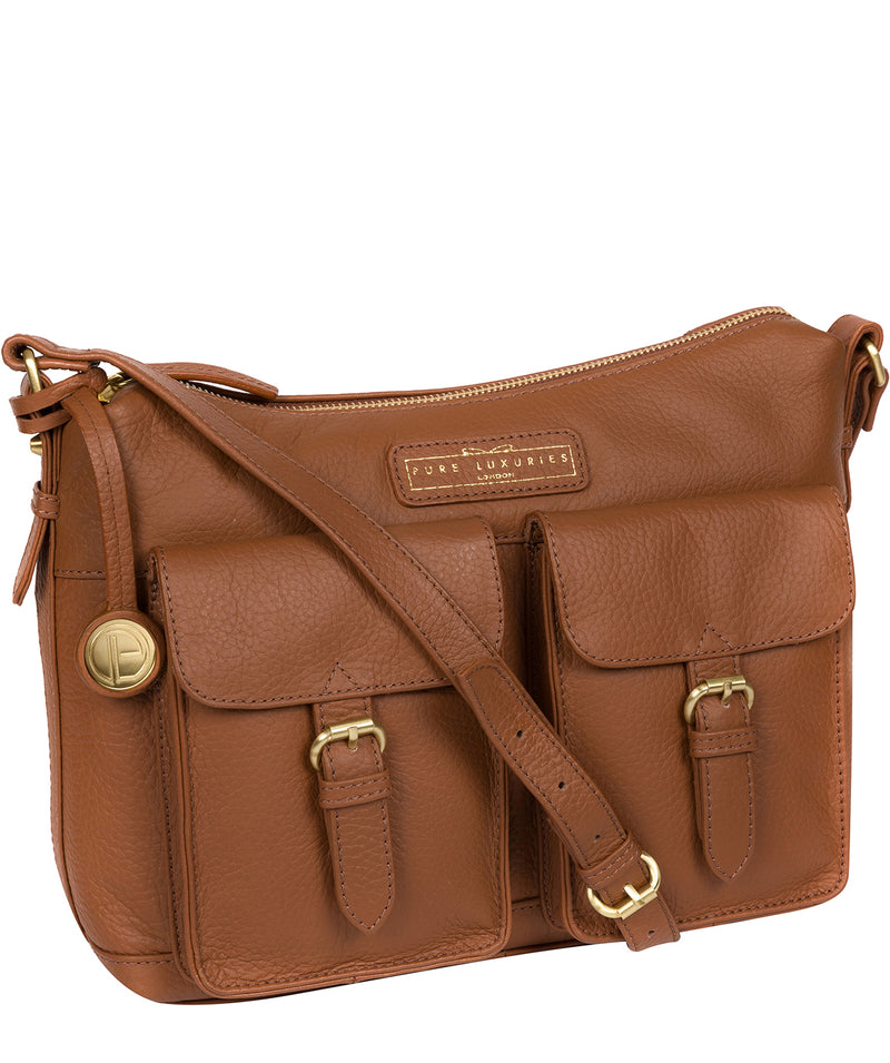 'Frinton' Tan Leather Shoulder Bag