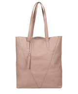 'Claudia' Blush Pink Leather Tote Bag Pure Luxuries London