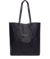 'Claudia' Ink Leather Tote Bag image 1