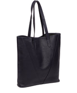 'Claudia' Ink Leather Tote Bag image 3