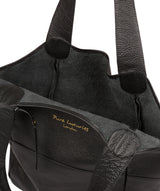 'Freer' Black Leather Tote Bag Pure Luxuries London