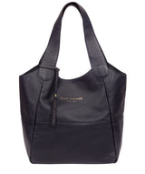 'Freer' Ink Leather Tote Bag Pure Luxuries London
