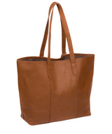 'Hedda' Tan Leather Tote Bag image 3
